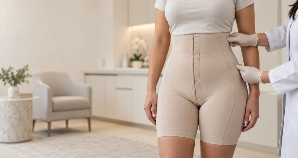 Liposuction Compression Garment Guide 1 compression garment after liposuction