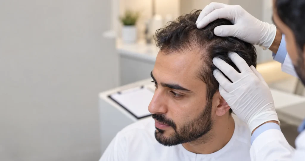 Early Signs of Male Pattern Baldness 3 early signs of male pattern baldness